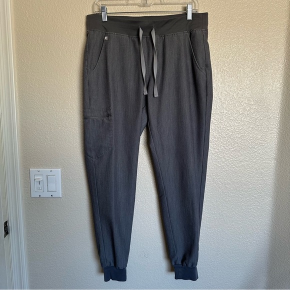 FIGS Zamora Jogger Graphite Scrub Pants Size M PO1666 - Picture 3 of 13
